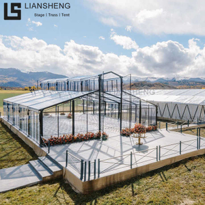 Tenda elegante em PVC transparente ApexView