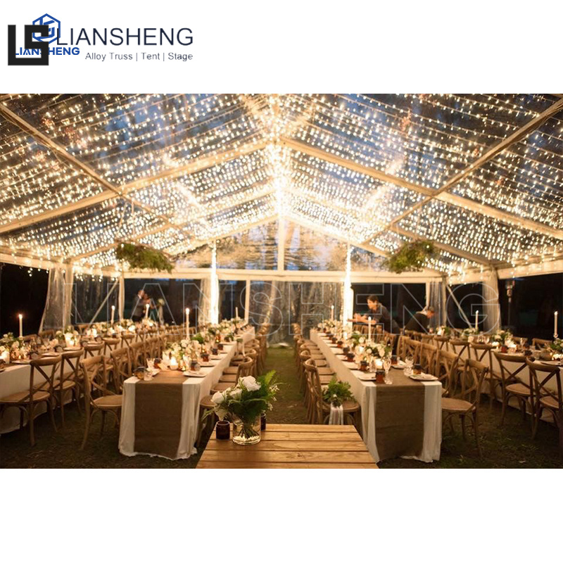 Fabricante de tenda de casamento de luxo em liga de alumínio para venda fornecedor de tenda para festas de eventos