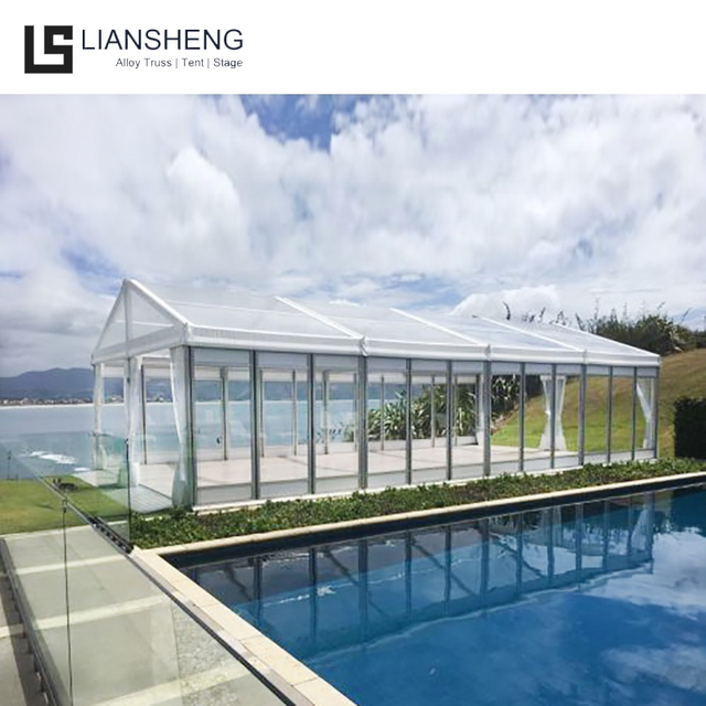 Grande barraca de igreja com estrutura de alumínio para barracas externas de eventos 15x30m