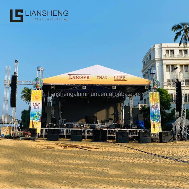 Sistema profissional de palco de treliça de concerto personalizado —— Design modular · Excelente suporte de carga · Criando a base perfeita para cada apresentação