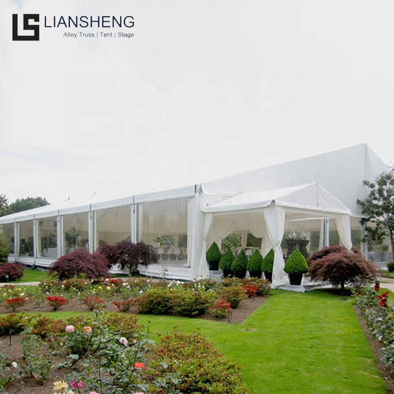 20 x 40 barracas exteriores transparentes do evento da barraca transparente do casamento do quadro de alumínio exterior