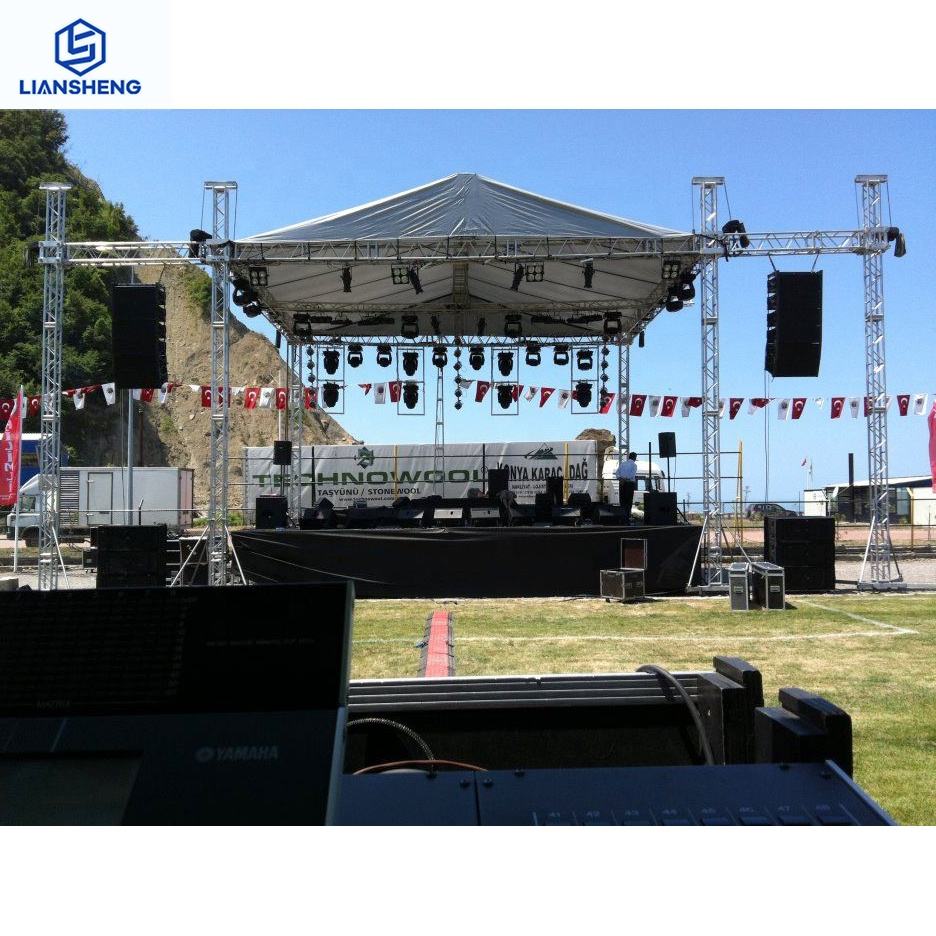 Estrutura de palco de alumínio resistente para sistema de treliça de palco externo para eventos