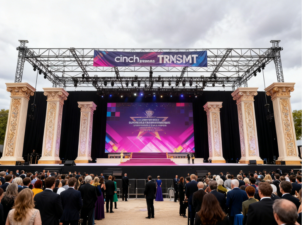 sistema de fardo de alumínio da grande fase do concerto do × 40m de 20m