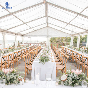 barraca transparente do casamento do PVC de 20m × 50m