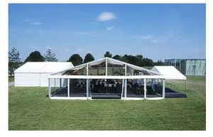 Tenda resistente de 20x50m 500 1000 Searter Tenda grande em formato de A para eventos ao ar livre, festa de casamento