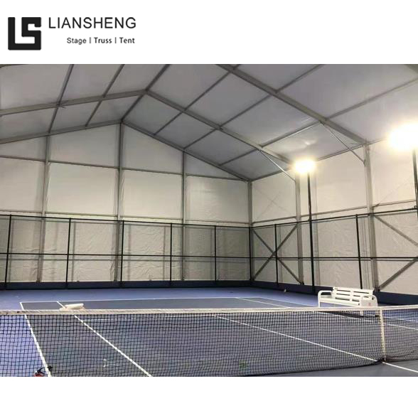 Tenda esportiva direta da fábrica 20x60 para interior de alumínio para basquete com reforço alto para 100 pessoas Sem comentários