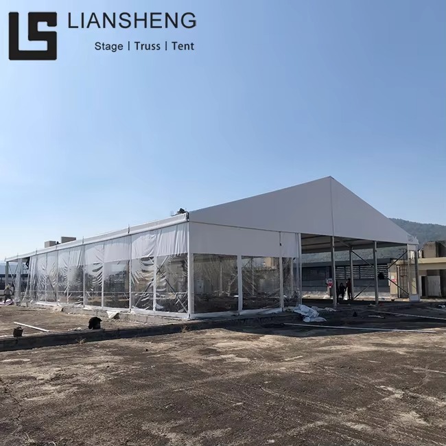 Tenda de alumínio com fornecimento direto da fábrica, estrutura externa de alta estrutura reforçada, barraca de ginástica, quadra de tênis de basquete, barraca esportiva