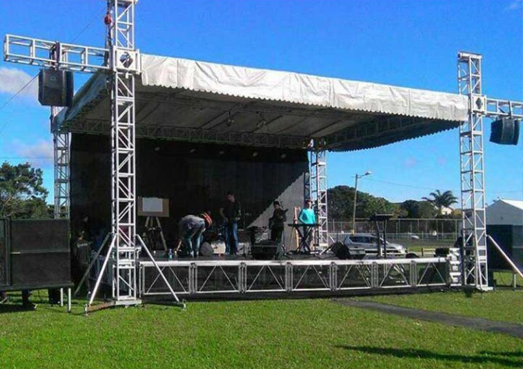 O costume de alumínio DJ do sistema de exposição do fardo ilumina o OEM do fardo do torneira