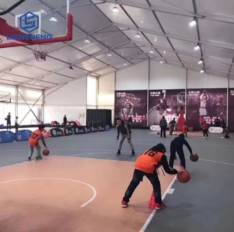 Tenda de alumínio de aço durável do famoso do salão de esportes da tela TFS da tela do PVC para o plano privado