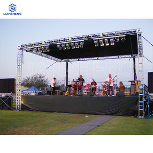 Grande treliça móvel e iluminação de palco para concerto, estrutura de exibição personalizável, estilo de instalação rápida para venda
