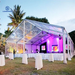  Barraca luxuosa exterior do casamento da festa, pagode transparente do armazém da feira para o período 20x30m da venda para o evento