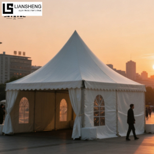 Tenda Pagode com Estrutura de Ferro Quadrada Acessível – Abrigo para Eventos Forte e Econômico