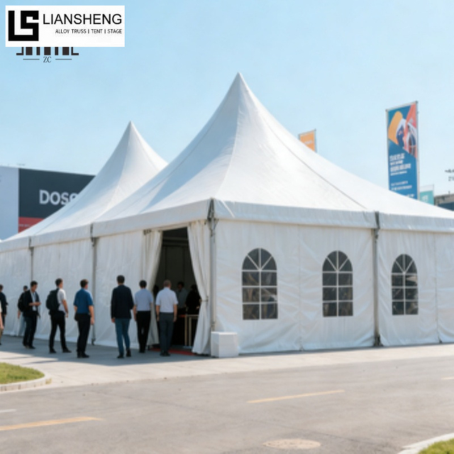 Tenda Pagode com Estrutura de Ferro Quadrada Acessível – Abrigo para Eventos Forte e Econômico