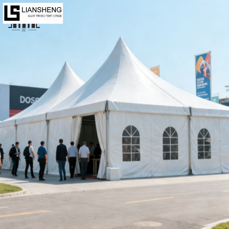 Tenda Pagode com Estrutura de Ferro Quadrada Acessível – Abrigo para Eventos Forte e Econômico