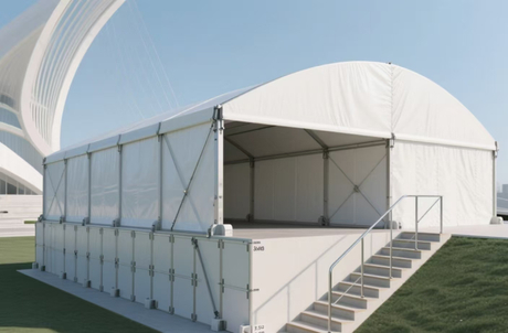 Barraca curvada alumínio do famoso para eventos e banquetes de casamento ao ar livre