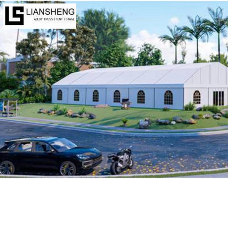 Barraca resistente do famoso do PVC do quadro de alumínio para o evento exterior do casamento do armazém