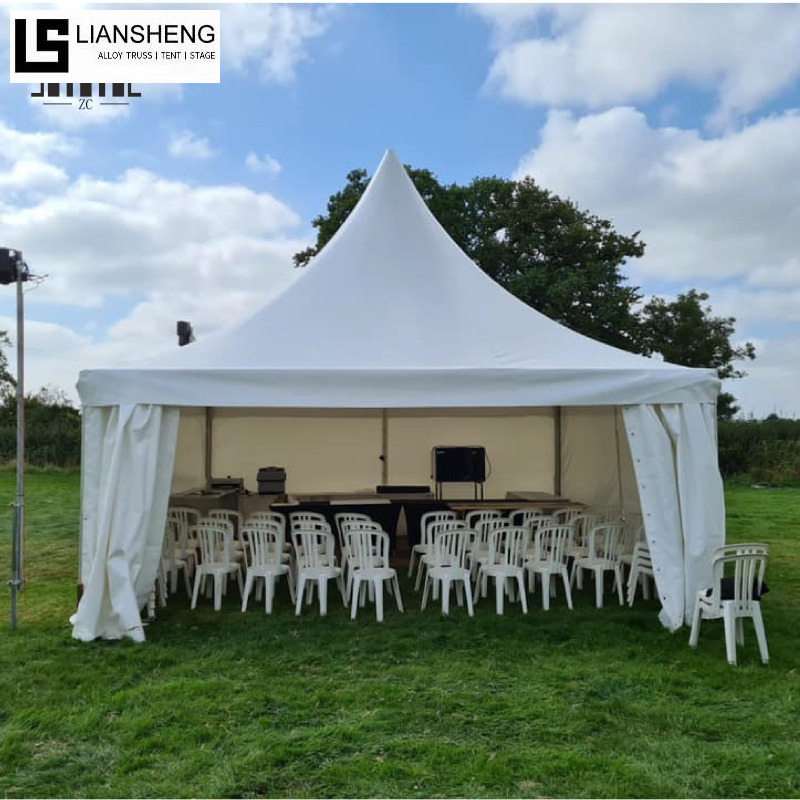 Tenda Pagode com Estrutura de Ferro Quadrada Acessível – Abrigo para Eventos Forte e Econômico