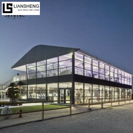 Tenda de dois andares – Tenda para eventos de dois andares com estrutura de alumínio