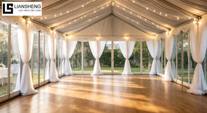 Barraca transparente do famoso do casamento do PVC para o evento exterior do partido