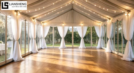 Barraca transparente do famoso do casamento do PVC para o evento exterior do partido