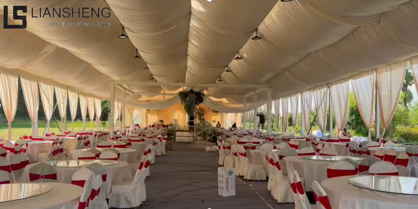 Grandes tendas de casamento para uma grande celebração