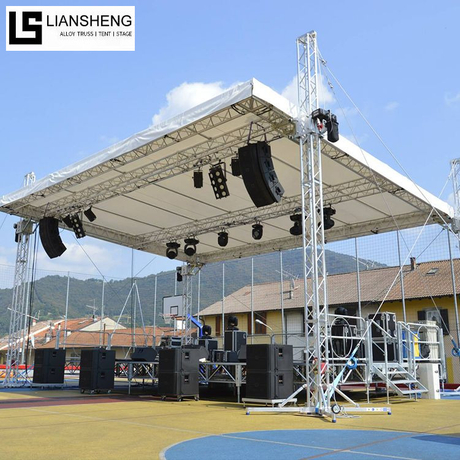 Treliça pequena de alumínio – compacta, forte e perfeita para configuração de eventos profissionais