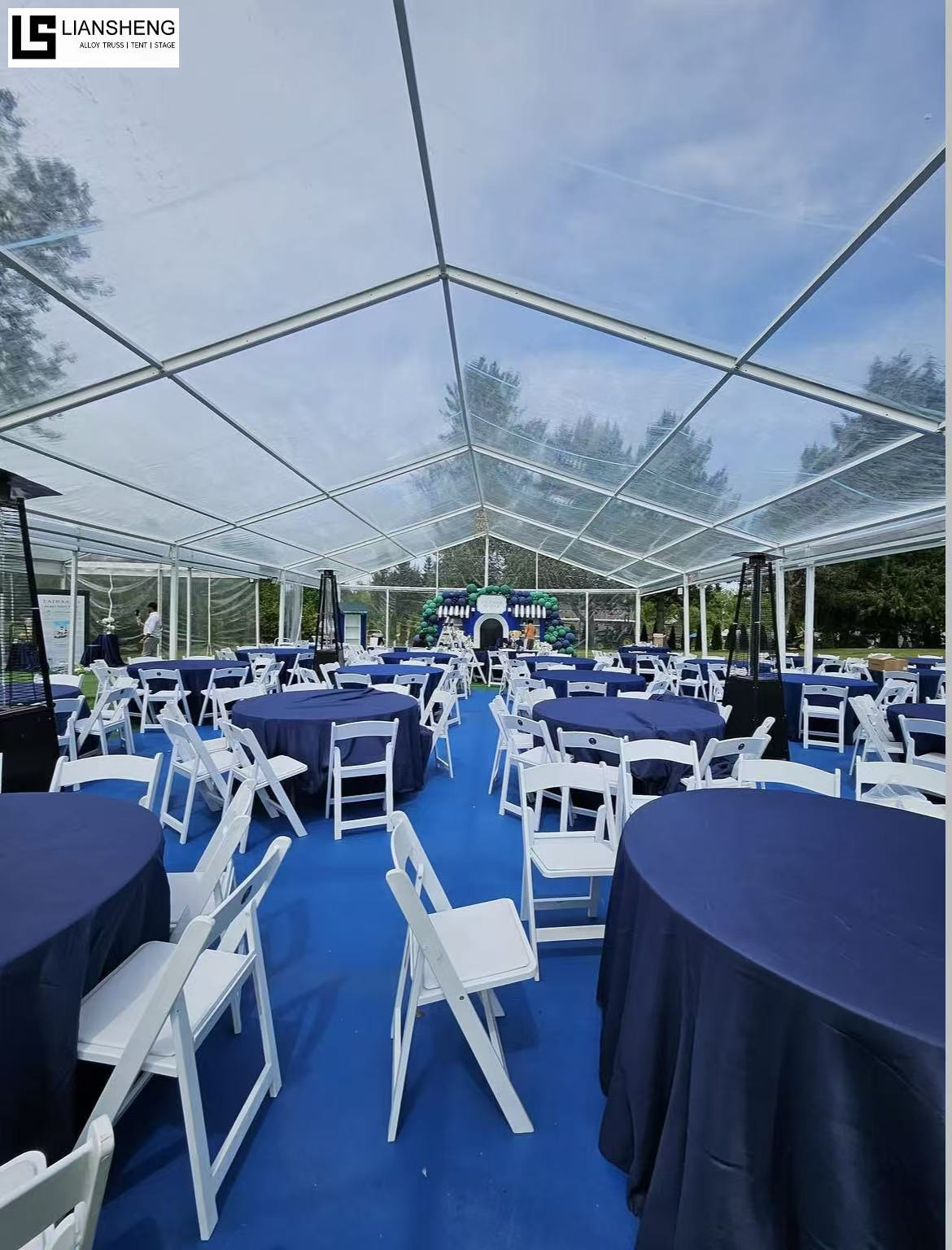 Tenda Transparente – Estrutura Transparente Elegante para Eventos de Luxo